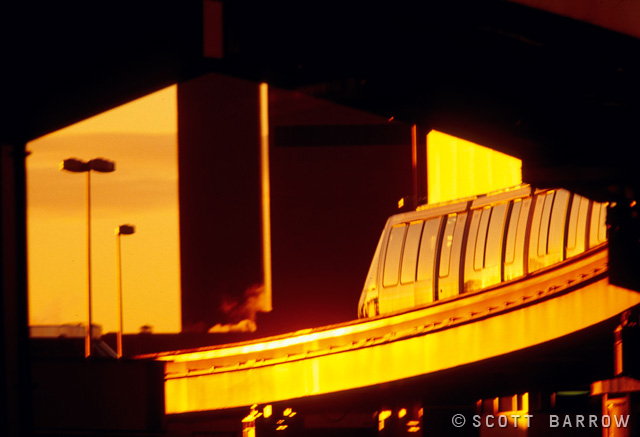 Monorail at Newark Airport
